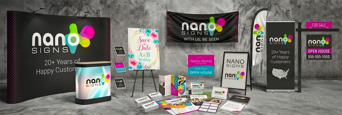 Nano Signs — Custom banners, yard signs, roll-up displays and more