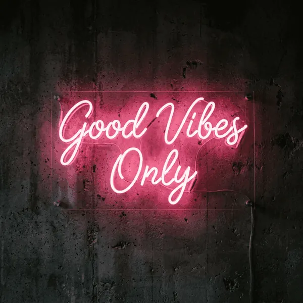 Neon LED Good Vibes Only