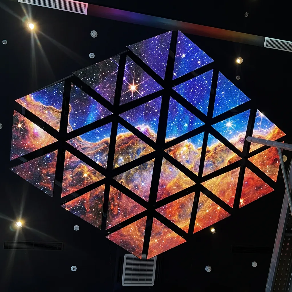 Triangle LED Display